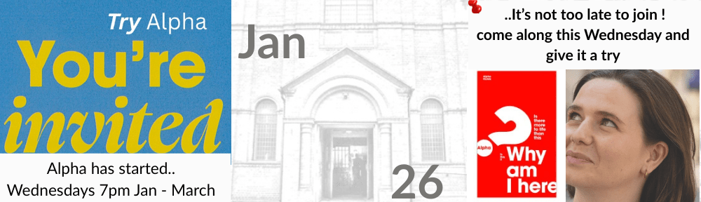 Alpha course Teddington Sacred Heart Church Ja - March 2026